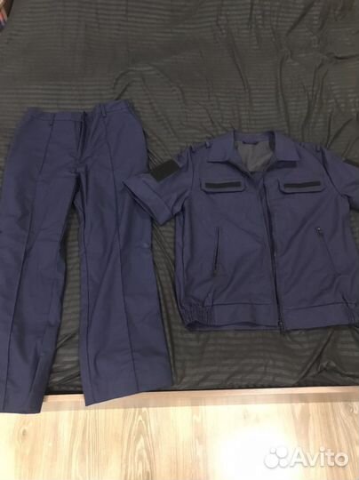 Офисная военная синяя форма