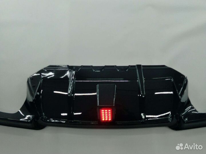 Диффузор BMW m5 F10 с ребрами