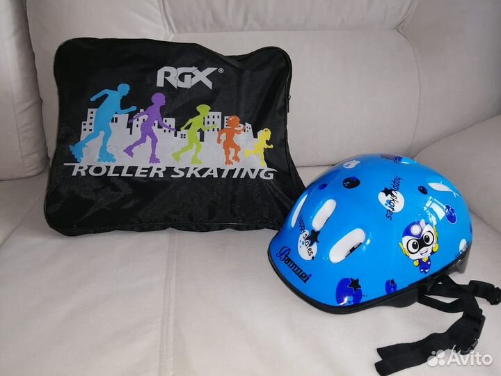 Продам ролики детские раздвижные, шлем, защита