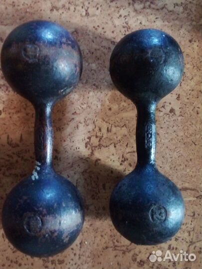 Гантели СССР пара 12и16 кг клеймо