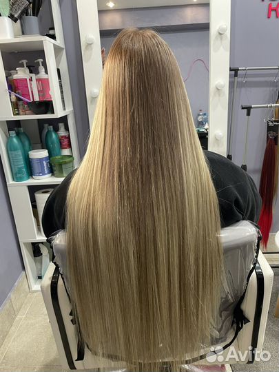 Наращивание биопротеиновых волос