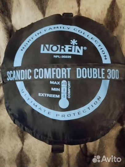 Спальник двухместный norfin comfort double 300