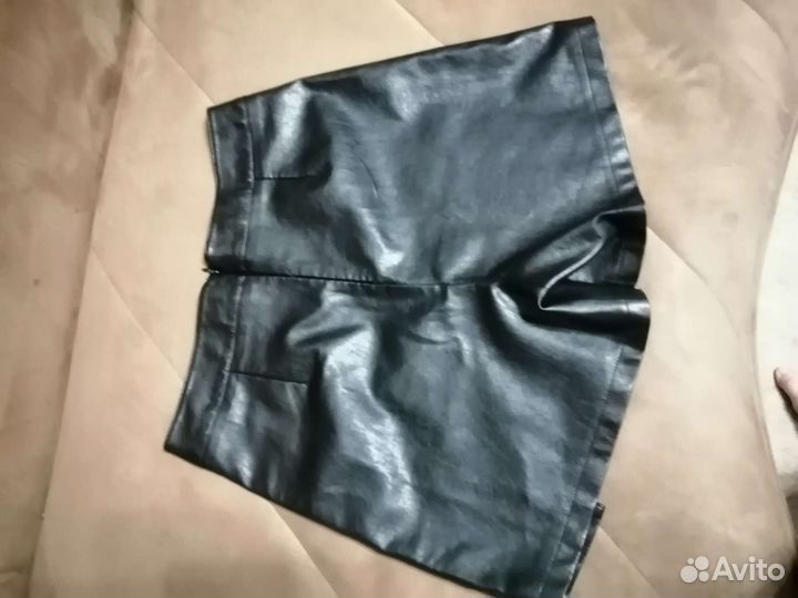 Кожаная юбка