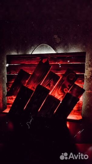 Картина из дерева ручной работы, ночник