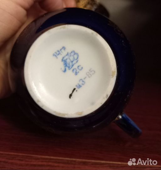 Чайный сервиз СССР синий