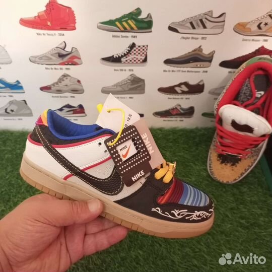 Кроссовки Nike dunk sb Low What The Paul