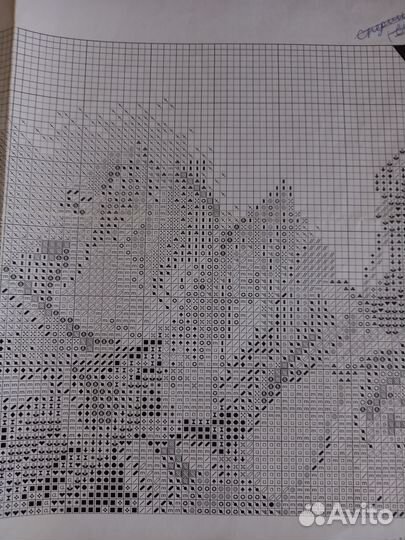 Остатки от набора для вышивания Марья искусница