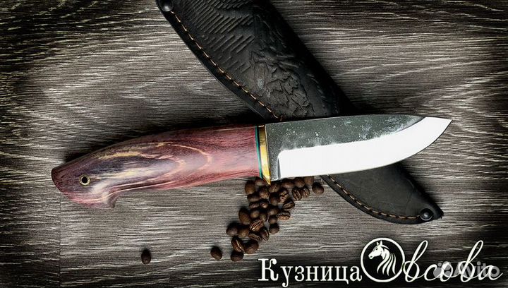 Охотничий нож из кованой стали х12мф