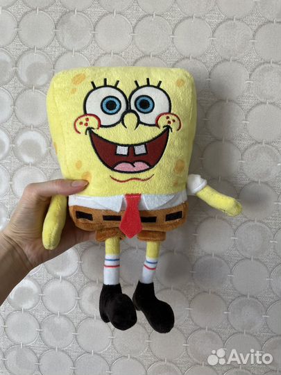Мягкая игрушка Губка Боб квадратные штаны