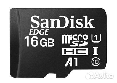 Карта памяти SanDisk Edge microSD Card 16 GB