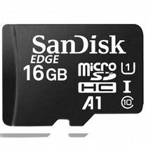 Карта памяти SanDisk Edge microSD Card 16 GB