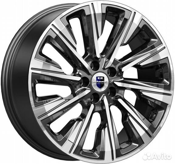 K&K Галего 7.5x19 5x108 ET 33 Dia 67.1 (алмаз белый)