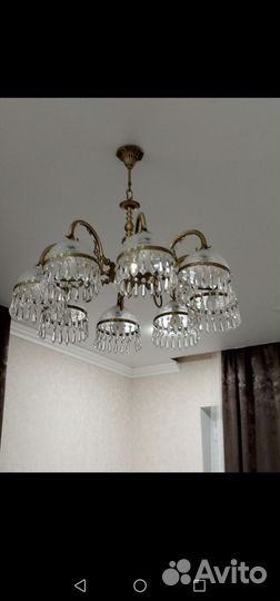 Люстра потолочная Италия бу