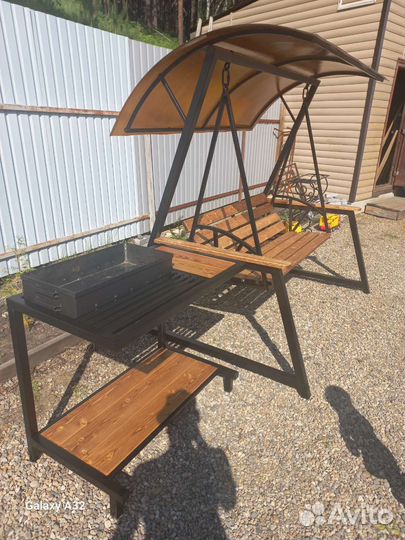 Качеля садовая