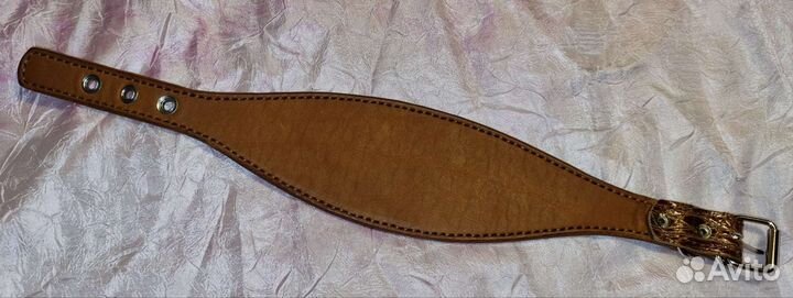 Ошейник Селёдка из нат.кожи готовые и на заказ