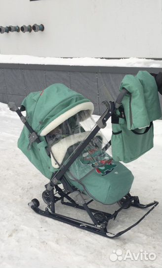 Детские санки коляска