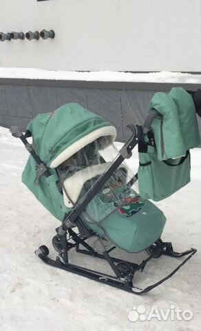 Детские санки коляска