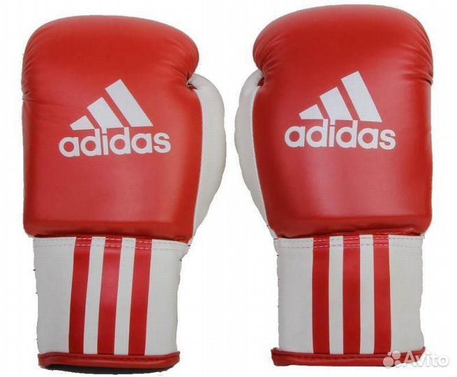 Перчатки бокс Adidas Rookie-2 красные, р. 8 oz