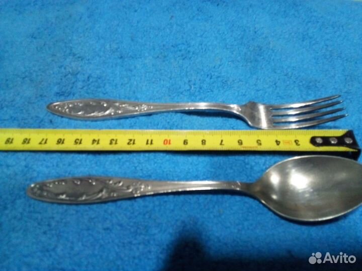 Ложки, вилки из мельхиора