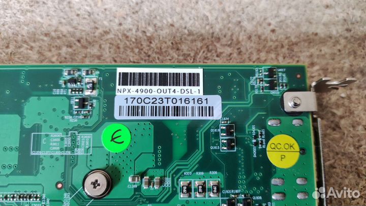 Видеокарта DisplayPort-output dvi-адаптер 4 выхода