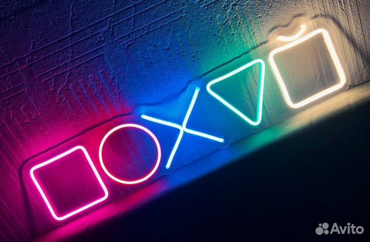 Неоновая вывеска. Дизайн бесплатно