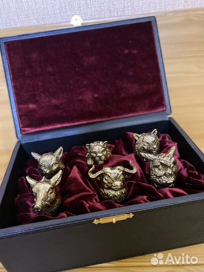 Набор стопок-перевертышей «звери»/ Подарок мужчине