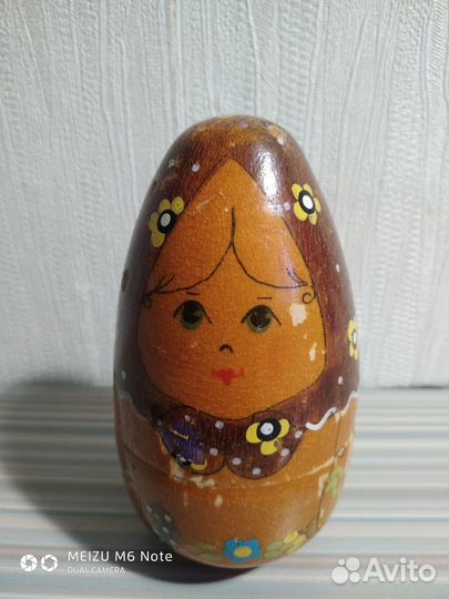 Матрешка деревянная СССР