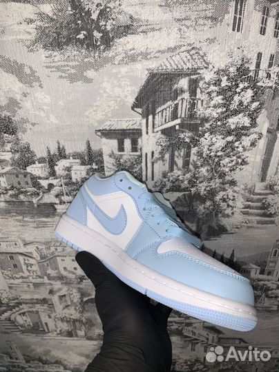Nike Air Jordan 1 Low White Ice Blue (W)