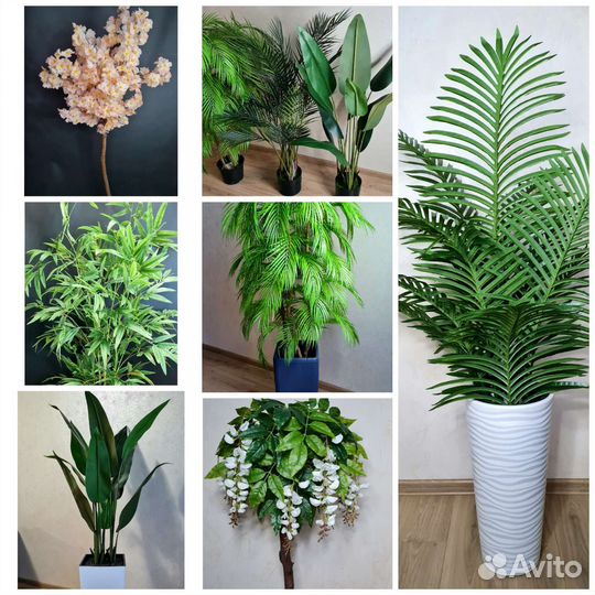 Искусственное дерево, Искусственная зелень, декор