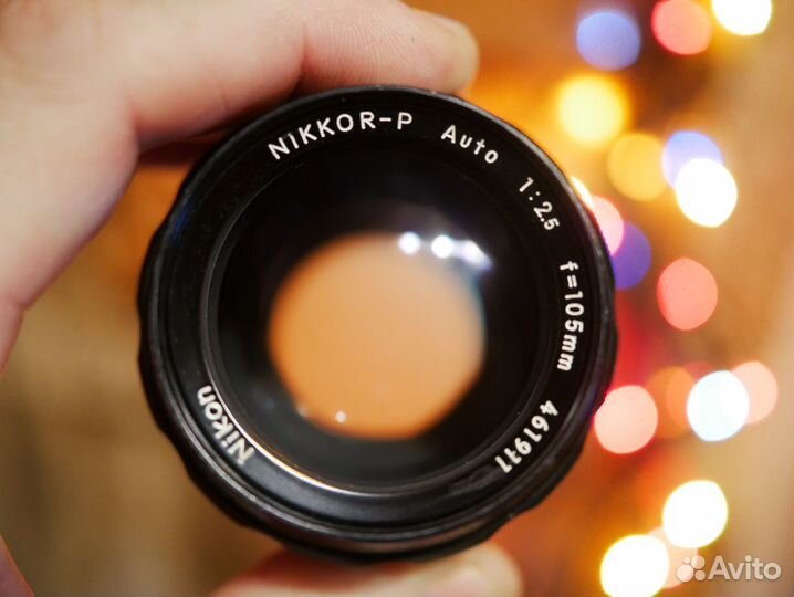 Редкий Nikon Nikkor-P 105mm f2,5 портретник 461917