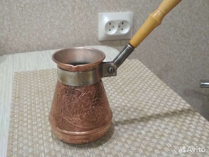 Турка медная 450мл большая