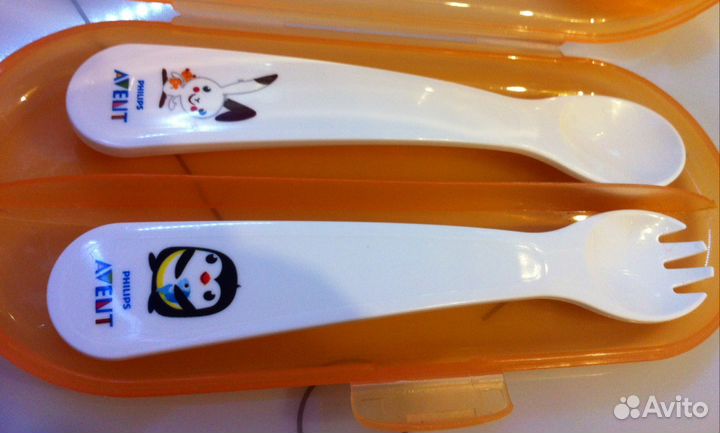 Щипцы, набор ложек Avent