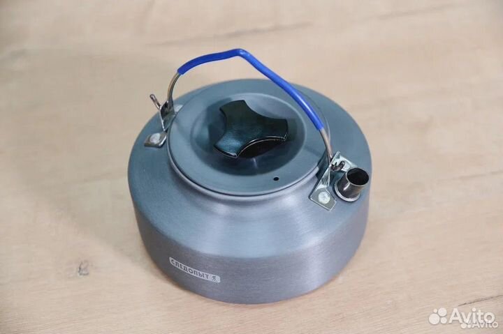 Чайник костровой, алюминий, 1л