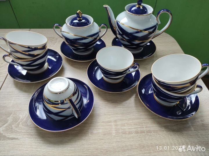 Чайный сервиз Императорский Фарфоровый Завод Новый