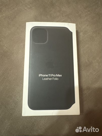 Чехол iPhone 11 pro max Leather Folio