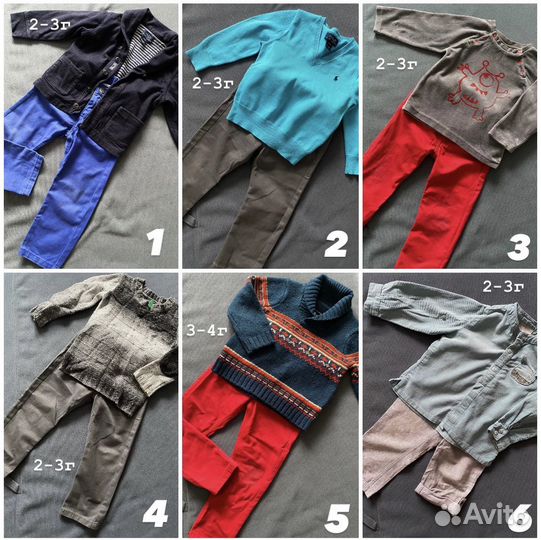 Одежда dpam,polo RL,H&M,Benetton 2-4года