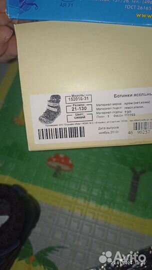 Ботинки демисезонные на мальчика