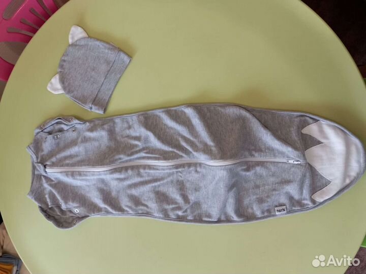 Пеленка кокон на молнии для новорожденных