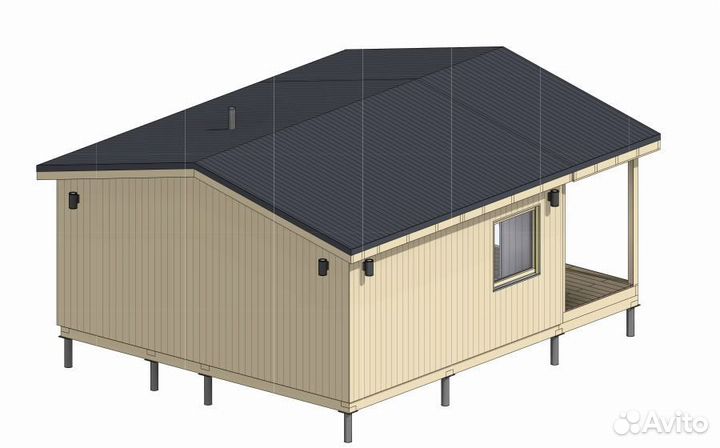 Баня каркасно - модульная