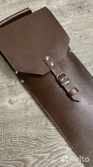 Шампура в кожаном чехле