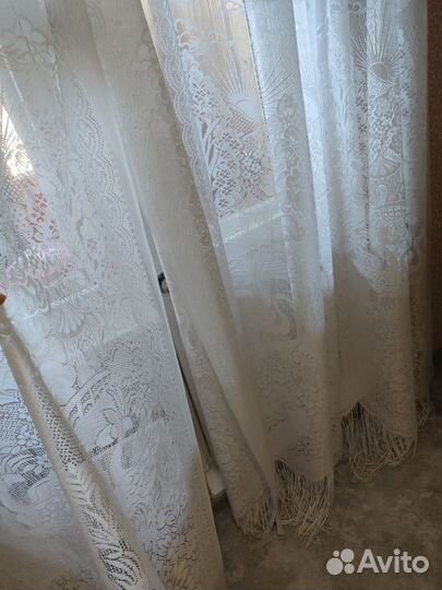 Тюль кухонная