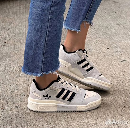 Кроссовки Adidas Forum Low Серые