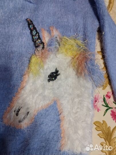 Свитер / джемпер новый для девочки р. 152