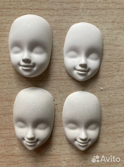Заготовки Лицо гипс. Цена за 1 шт