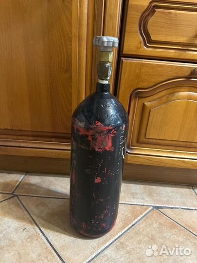 Пустой баллон из под азота