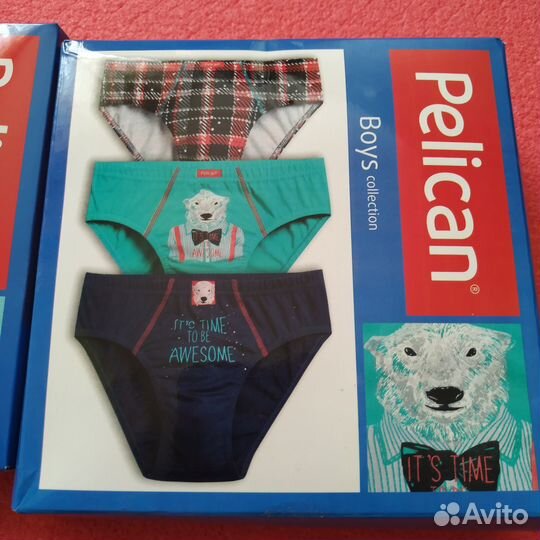 Трусы боксеры и плавки Пеликан