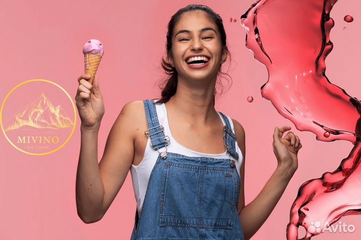 Продажа алко-крафтового мороженого 