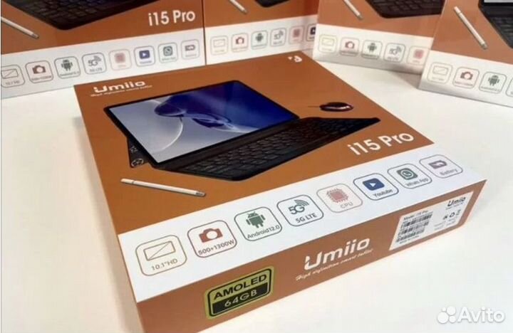 Планшет с клавиатурой Umiio i15 pro + гарантия