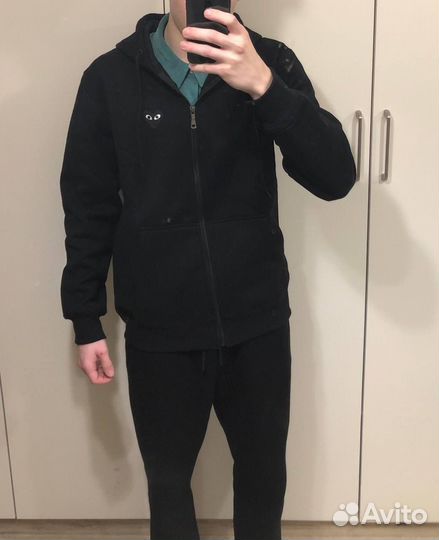 Зип худи comme des garcons play cdg