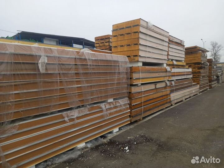 Сэндвич панели бу в наличии на складе